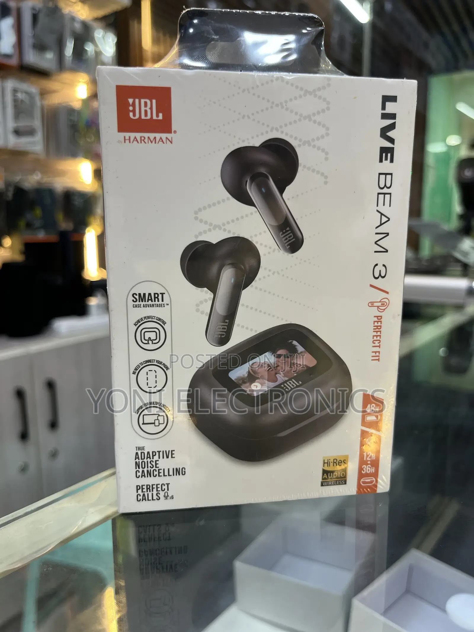 JBL Live Beam 3 True Wireless Noise Cancelling Earbuds