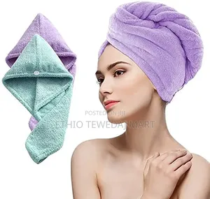 Microfiber Hair Towel Wrap 3 Towel || Quick Dry Hair Towel Or Turban