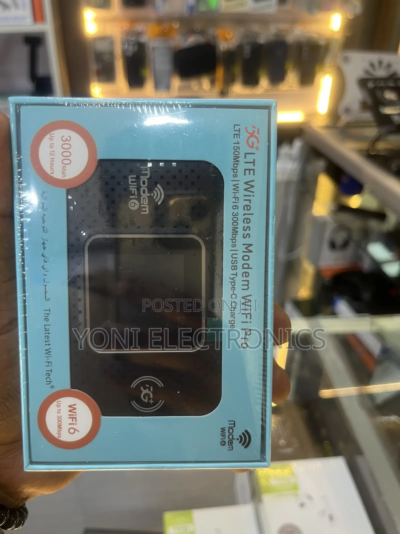 5g+ Lte Wireless Pocket Modem Wifi Pro (Wi-Fi 6)
