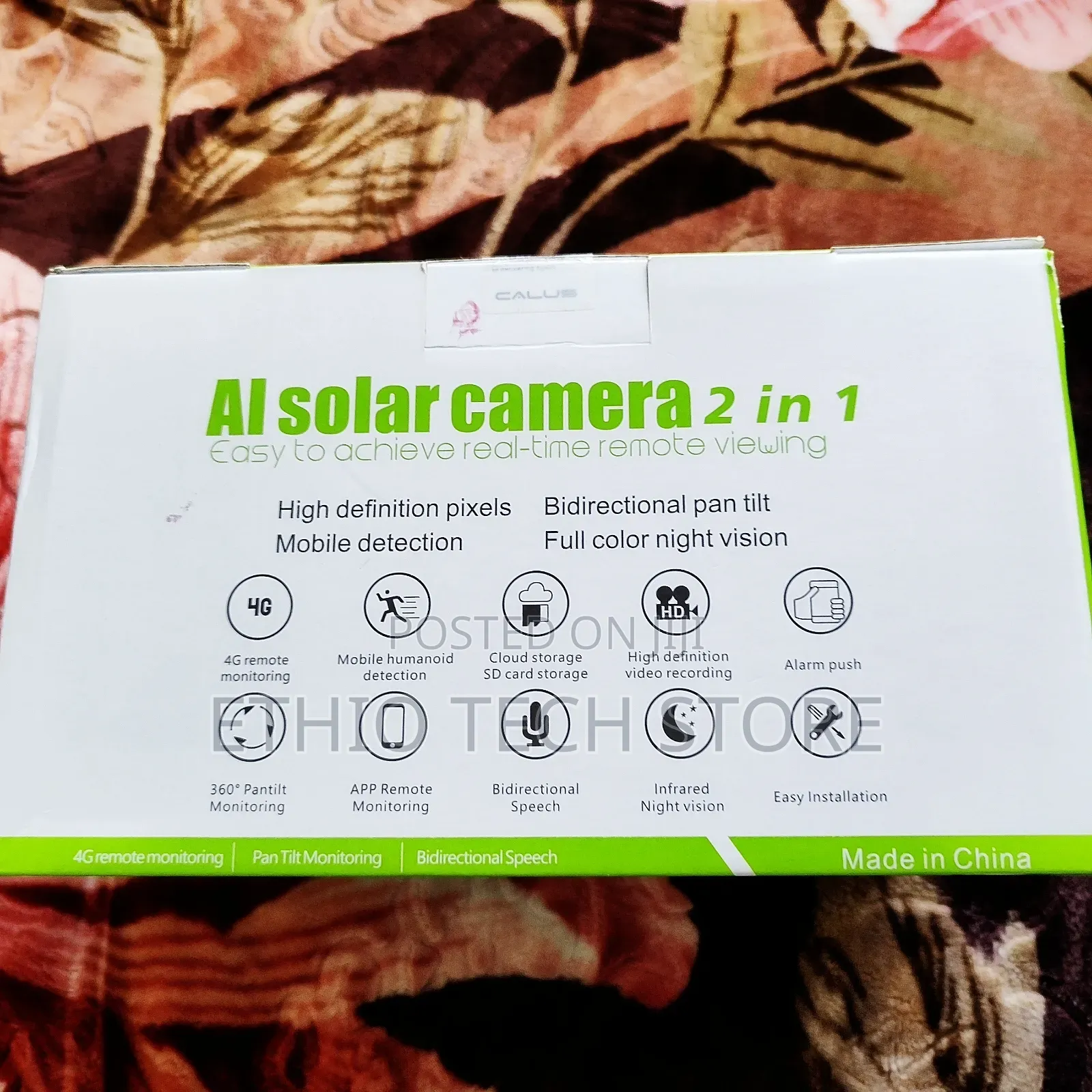 Ai Solar Camera 2 in 1