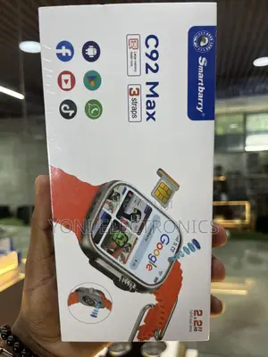 Smartbarry C92 Max Smart Watch With Sim Card Slot 2.2hd Dual Camera