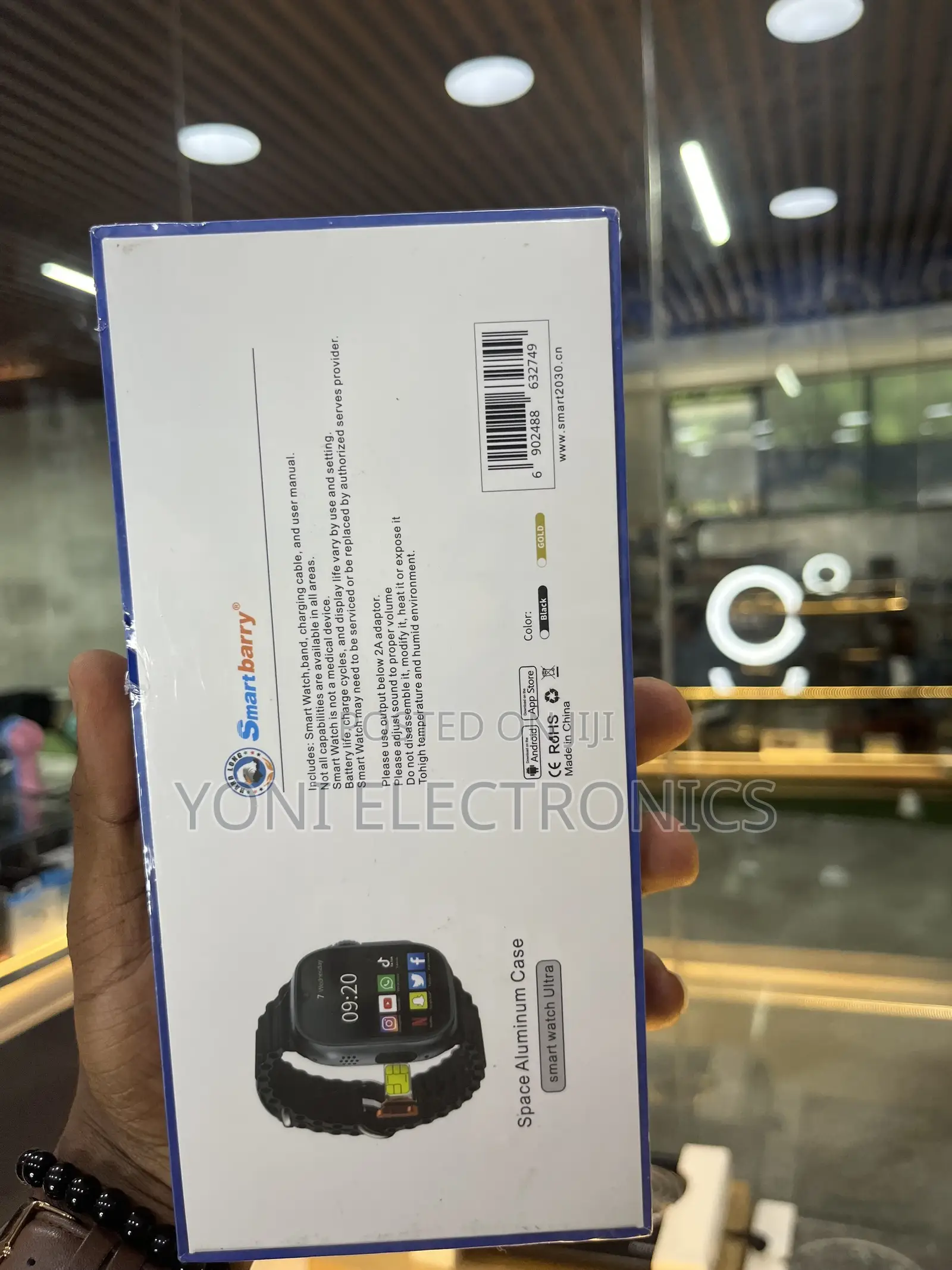 Smartbarry C92 Max Smart Watch With Sim Card Slot 2.2hd Dual Camera
