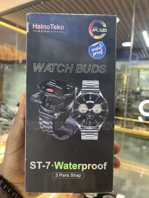 Haino Teko Germany St-7 Waterproof Watch Buds Hybrid