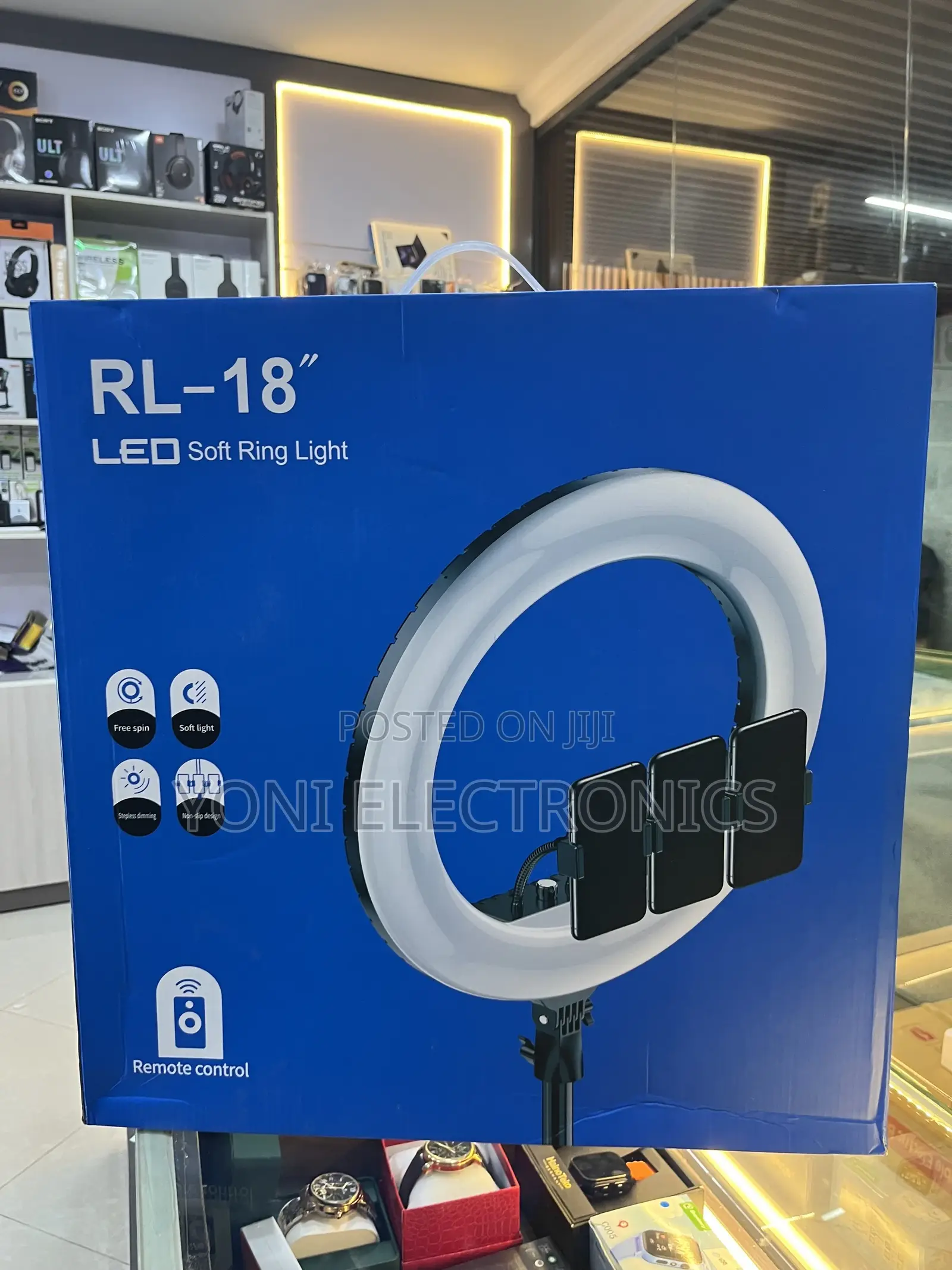 Rl-18" Professional Led Soft Ring Light With Remote Control