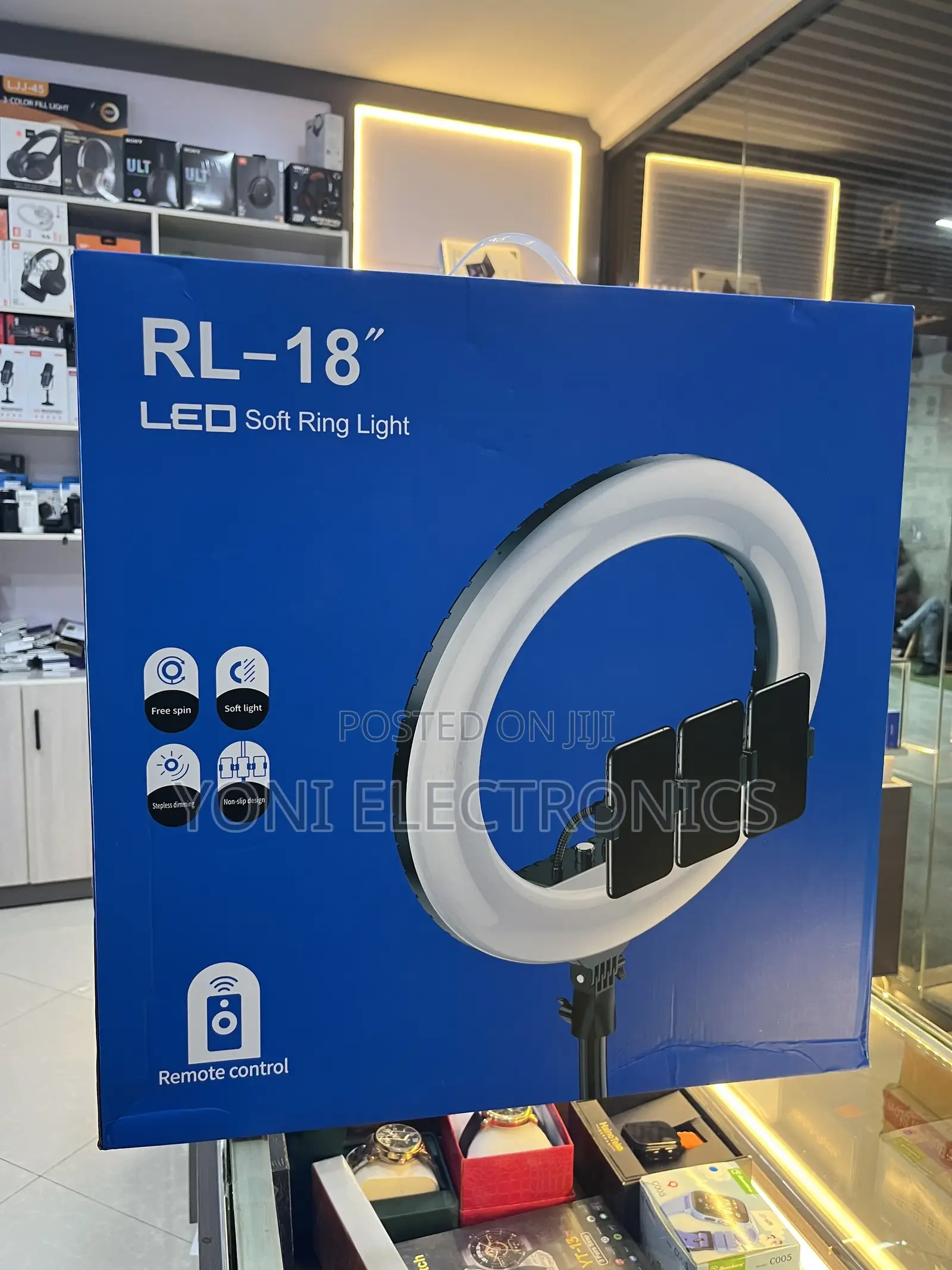 Rl-18" Professional Led Soft Ring Light With Remote Control