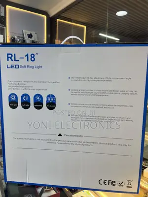 Rl-18" Professional Led Soft Ring Light With Remote Control