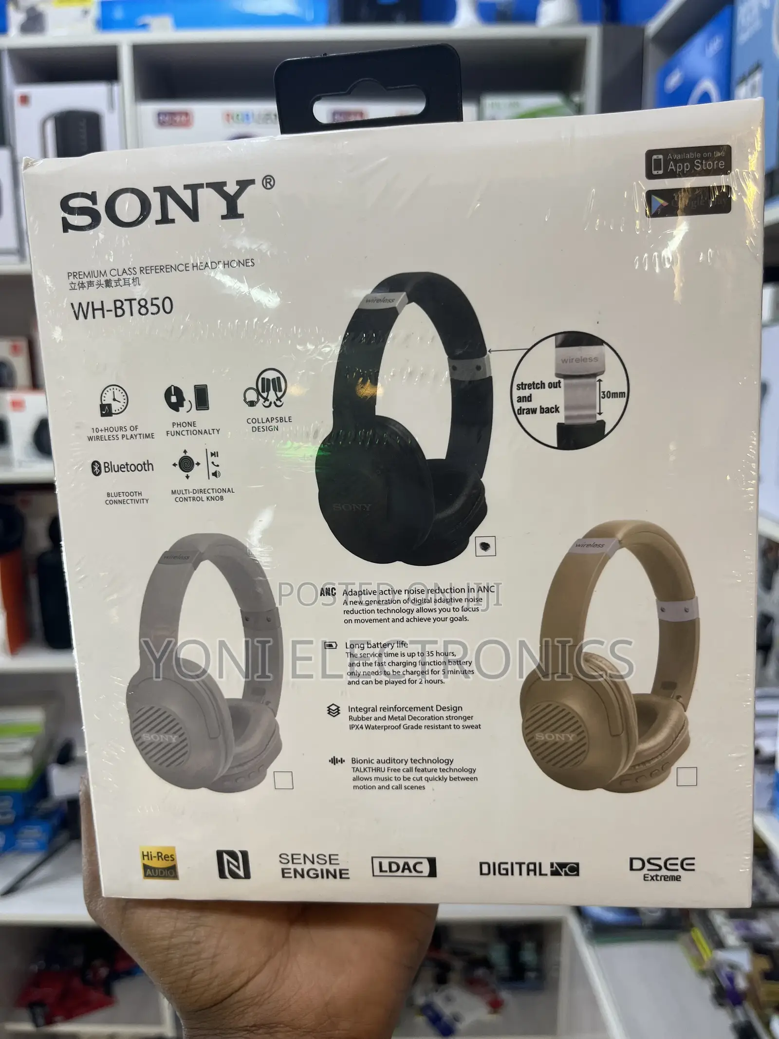 Sony Wh-Bt850 Premium Class Reference Wireless Headphones