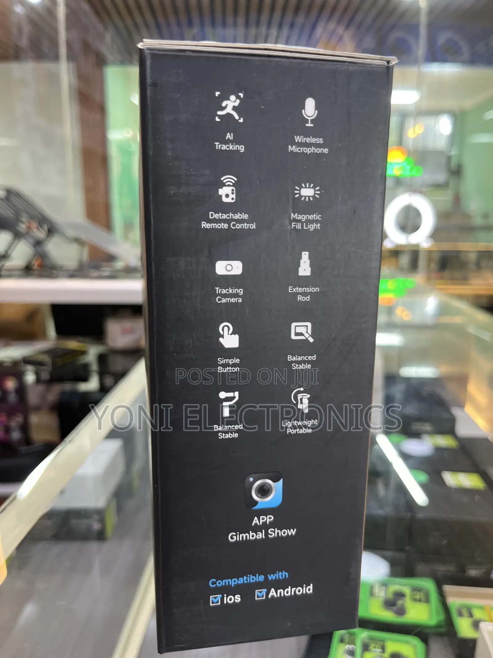 Tokqi M06 3-Axis Smartphone Gimbal Stabilizer With Ai Tracking