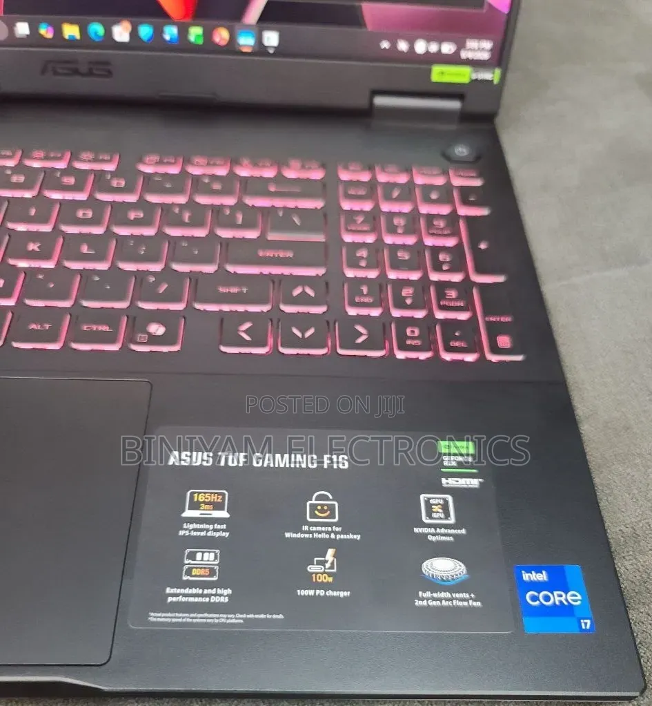 New Laptop Asus TUF Gaming F16 32GB Intel Core i7 SSD 1T
