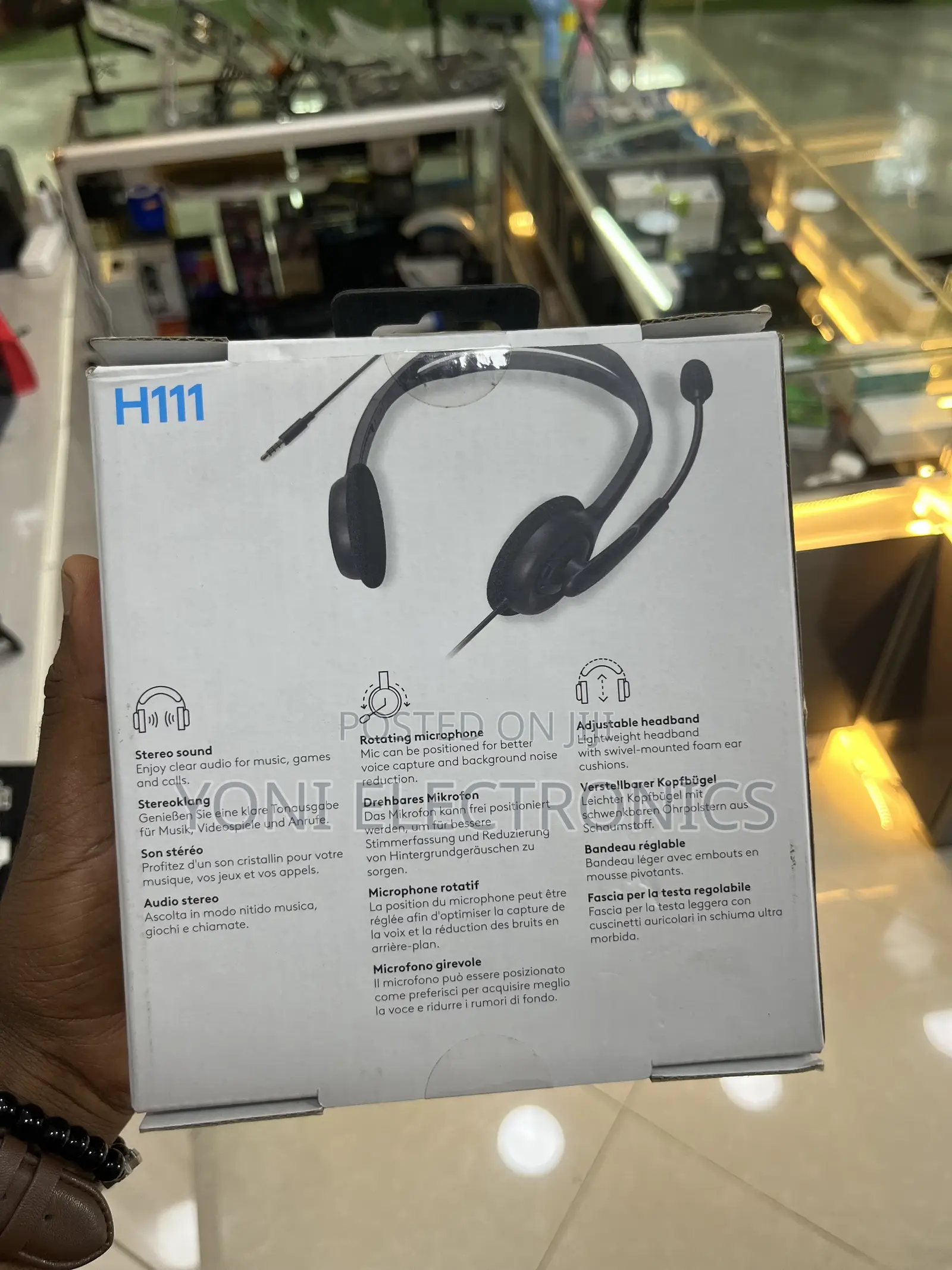Logitech H111 3.5mm Stereo Wired Headset