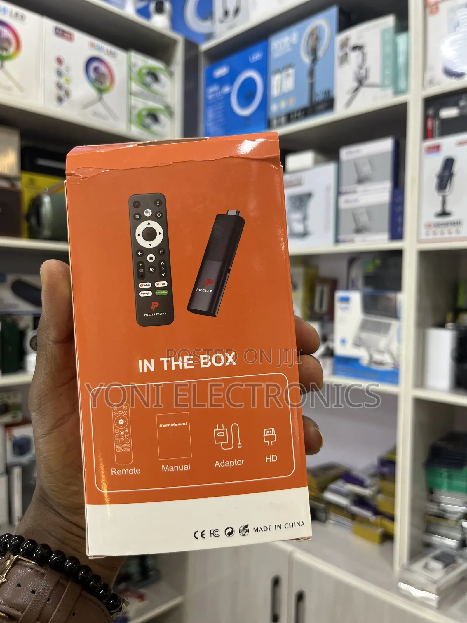Pozzer My Tv Stick Pro Ultra Hd Android Tv Dongle