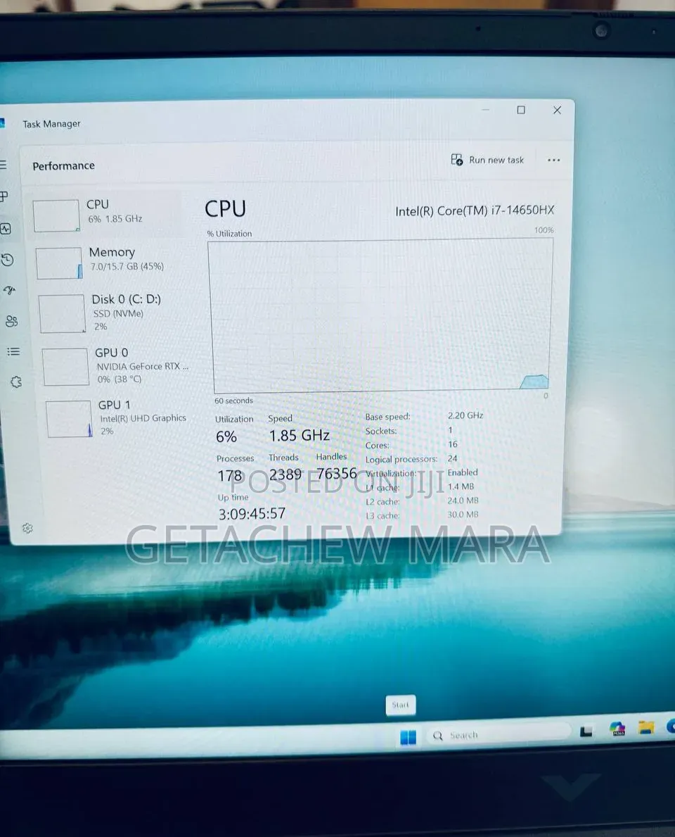 New Laptop HP Victus 15 16GB Intel Core i7 SSD 1T
