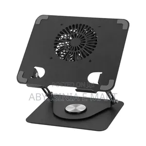 Ergonomic Comfort Laptop Stand With a 360-Degree Rotating Base