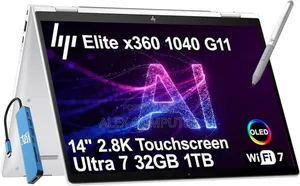 New Laptop HP EliteBook X360 1040 G11 32GB Intel Core Ultra 7 SSD 1T