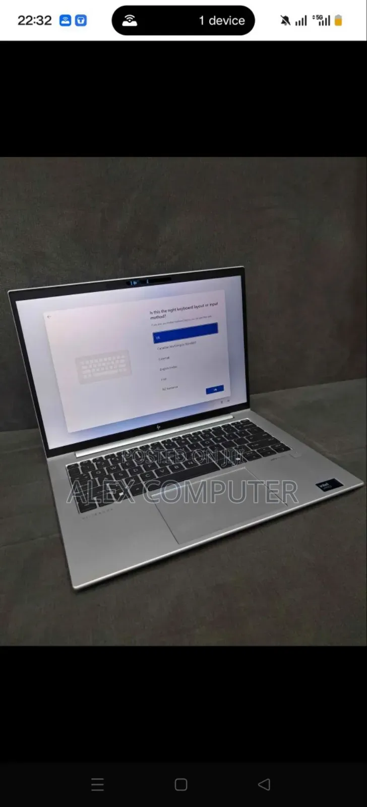 New Laptop HP EliteBook X360 1040 G11 32GB Intel Core Ultra 7 SSD 1T