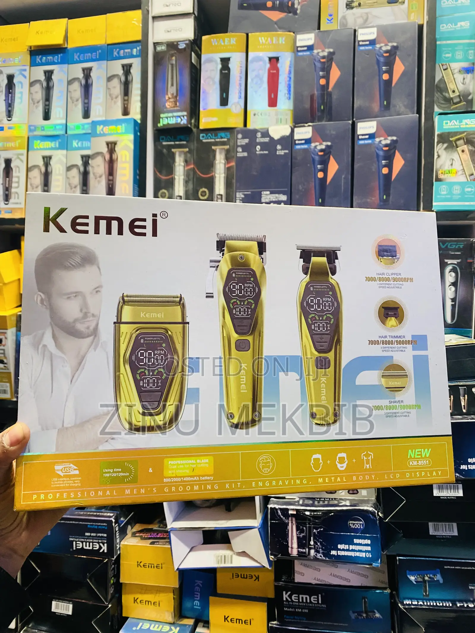 Kemei Hair Clippers, Trimmers and Shever
