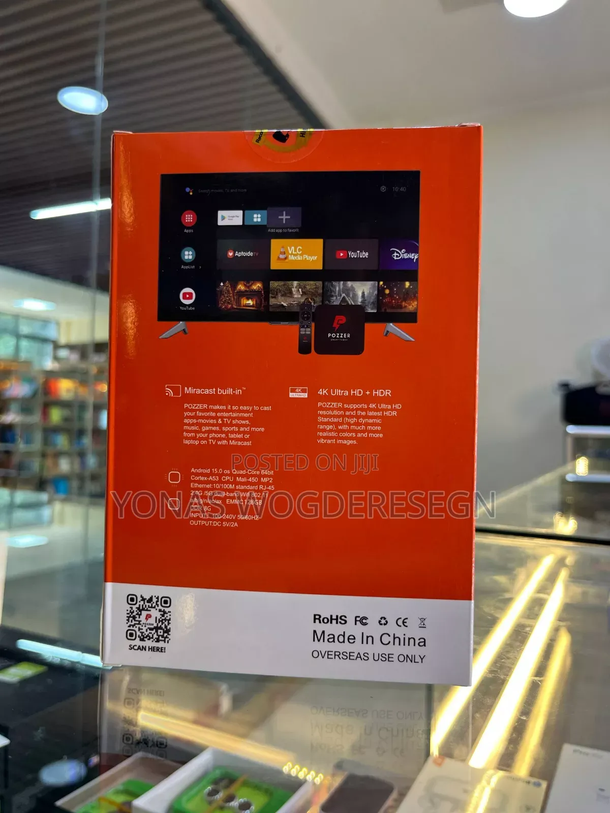 Pozzer Ultra Hd Smart Tv Box (New 2026 Model)