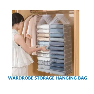Quick Setup Wardrobe Space Saver – Washable Design
