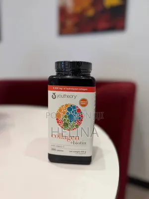 390 Tablets Enhanced Formula Youtheory Collagen + Biotin Type1,2,3
