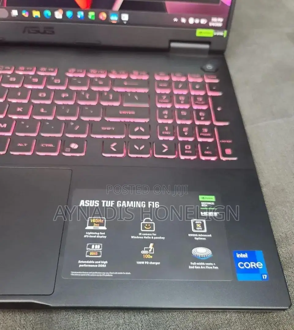 New Laptop Asus TUF Gaming F16 32GB Intel Core i7 SSD 1T