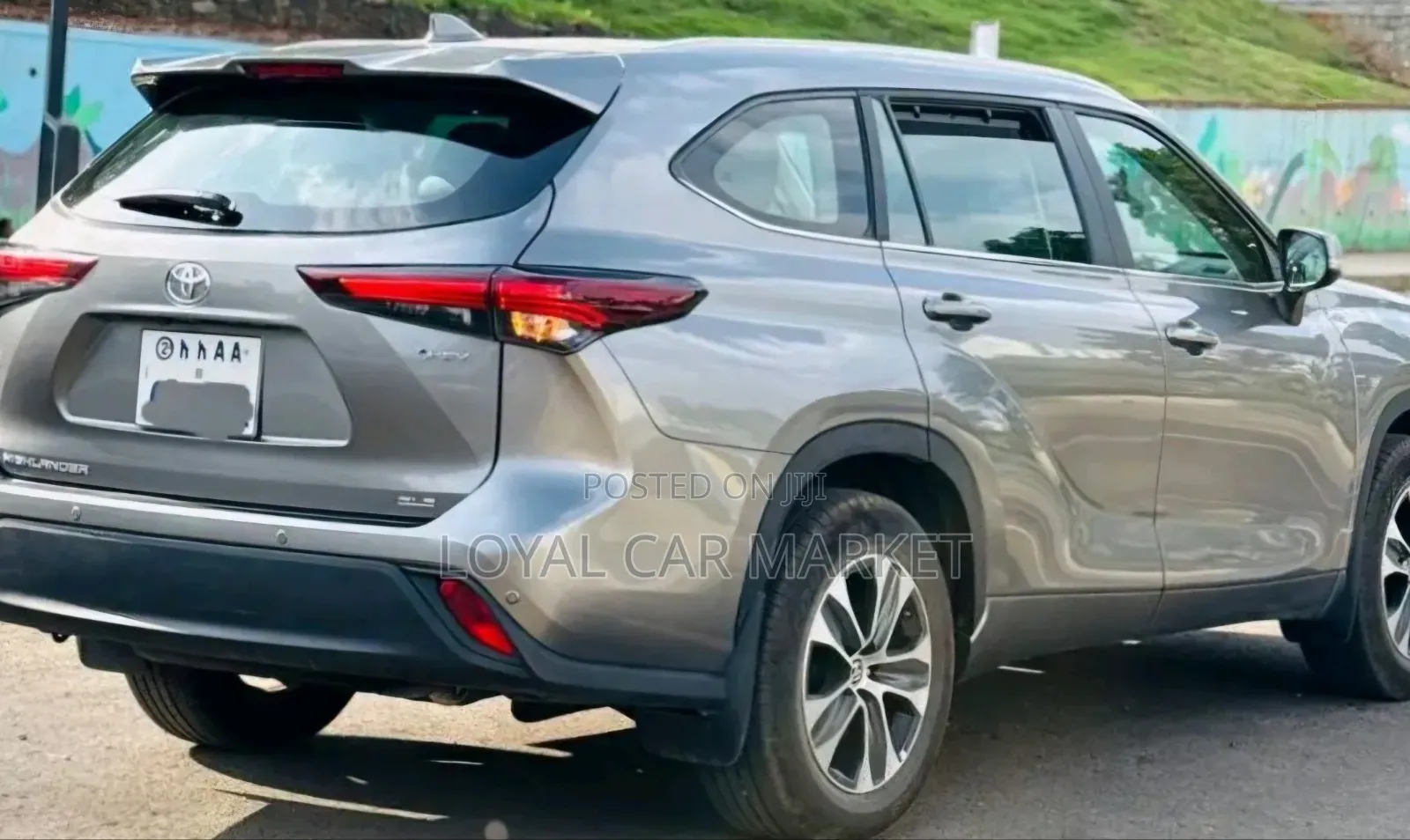 New Toyota Highlander Hybrid 2025 Gray