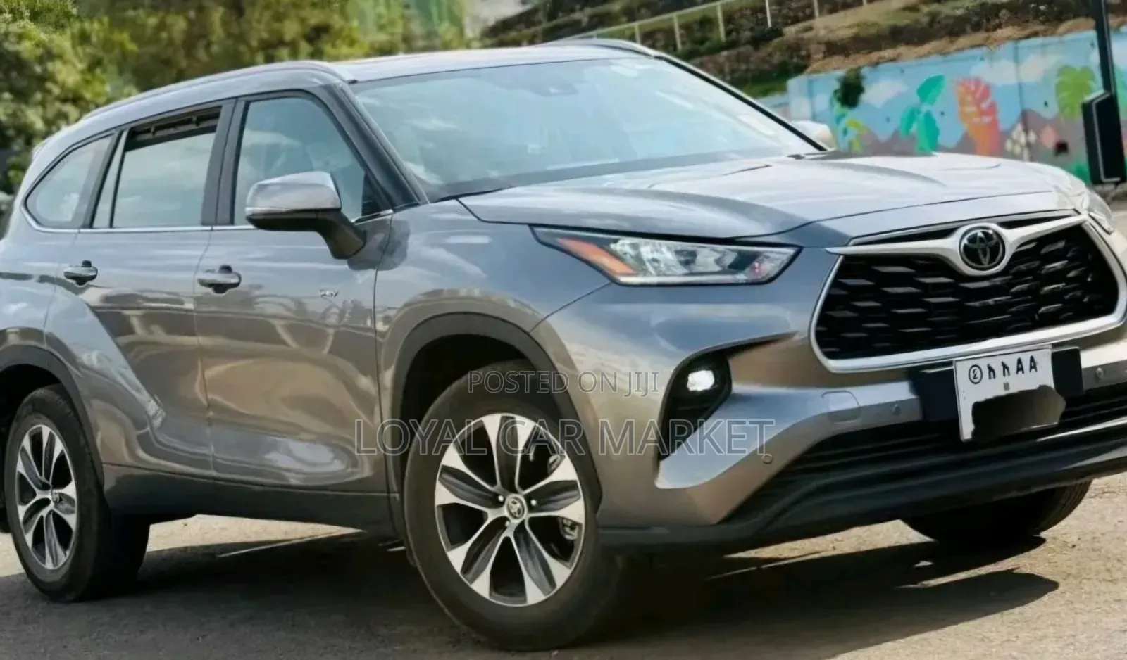 New Toyota Highlander Hybrid 2025 Gray