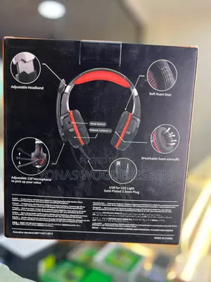 Kotion Each G9000 Pro Wired Gaming Headset – Red/Black