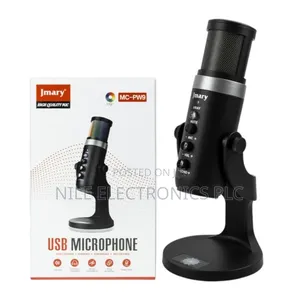 Original Jmary Mc-Pw9 RGB Microphone for Podcasting Gaming Streaming