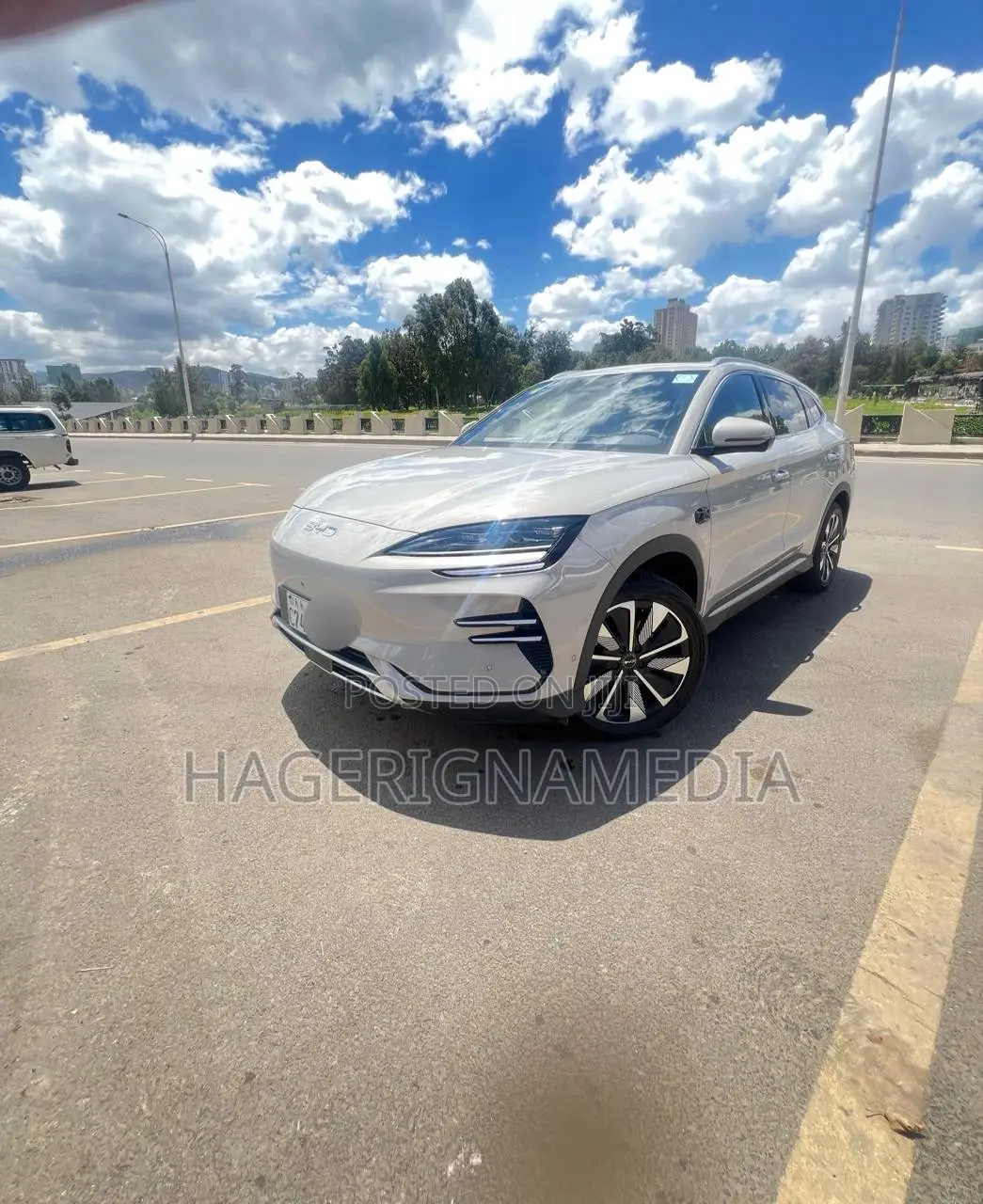 New BYD Song Plus 2025 White