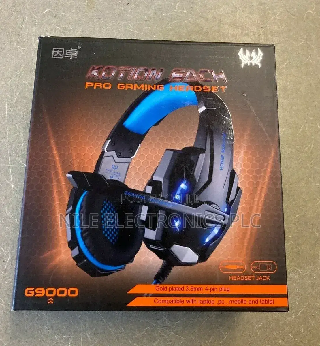 Original Kotion Each Pro Gaming Headset - G9000 - Black And Blue