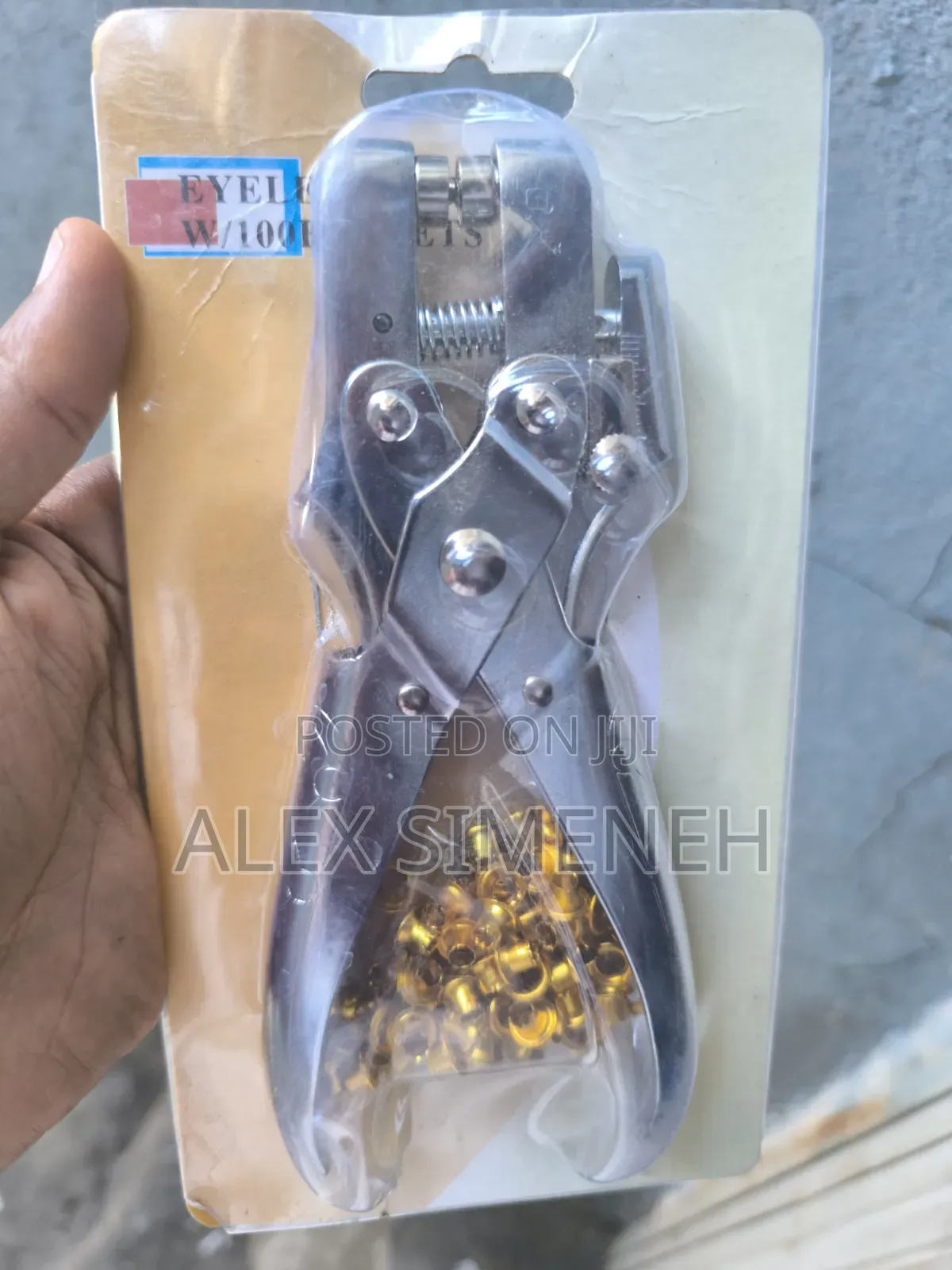 Eyelet Plier Paper Bag መስሪያ