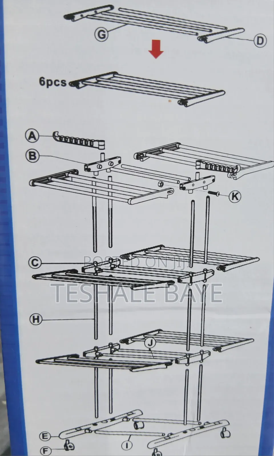 Three Layer of Cloth Hanger