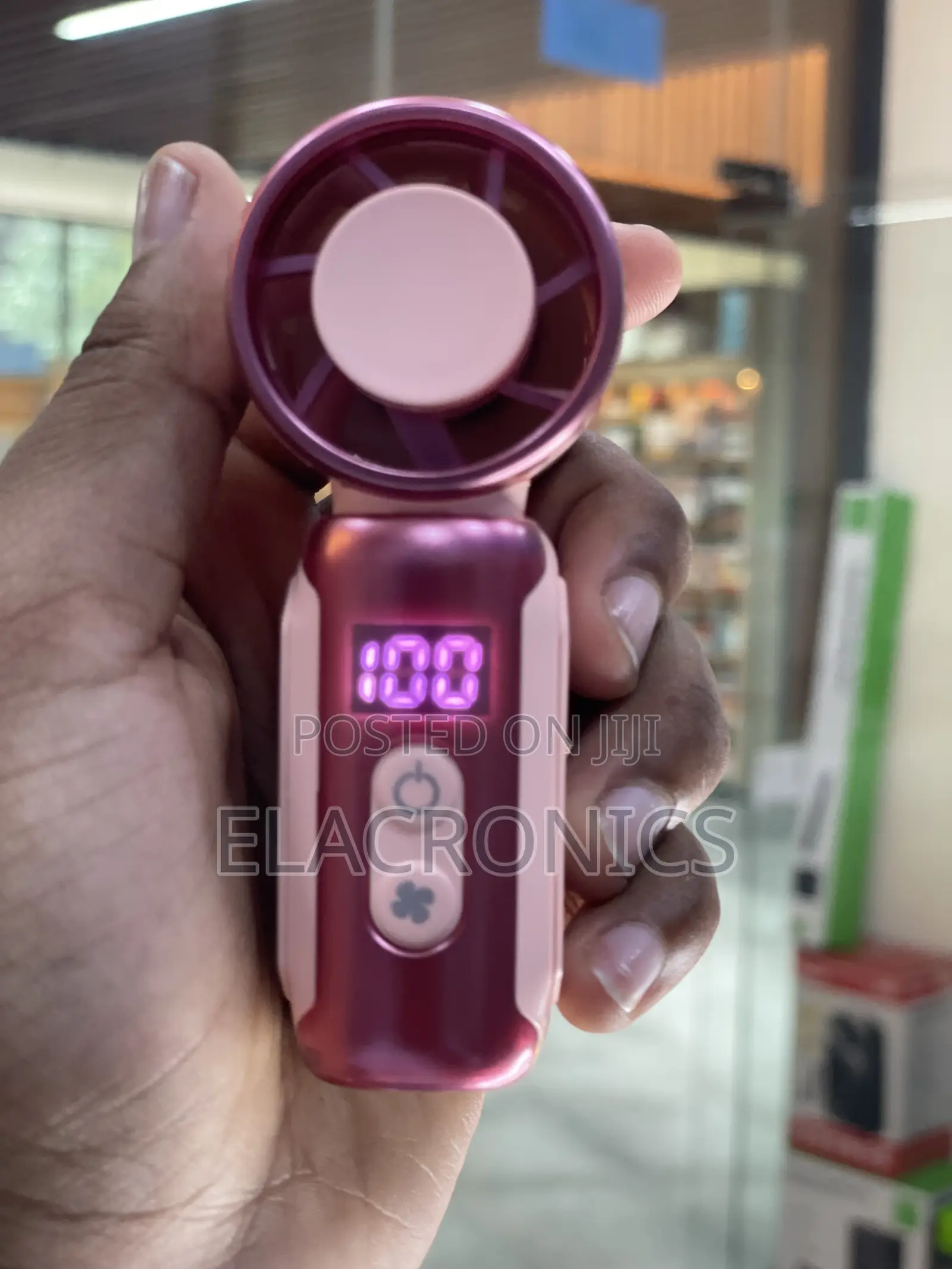 Mini Fan (Handheld Fan) Jf157 Pocket High Speed Led