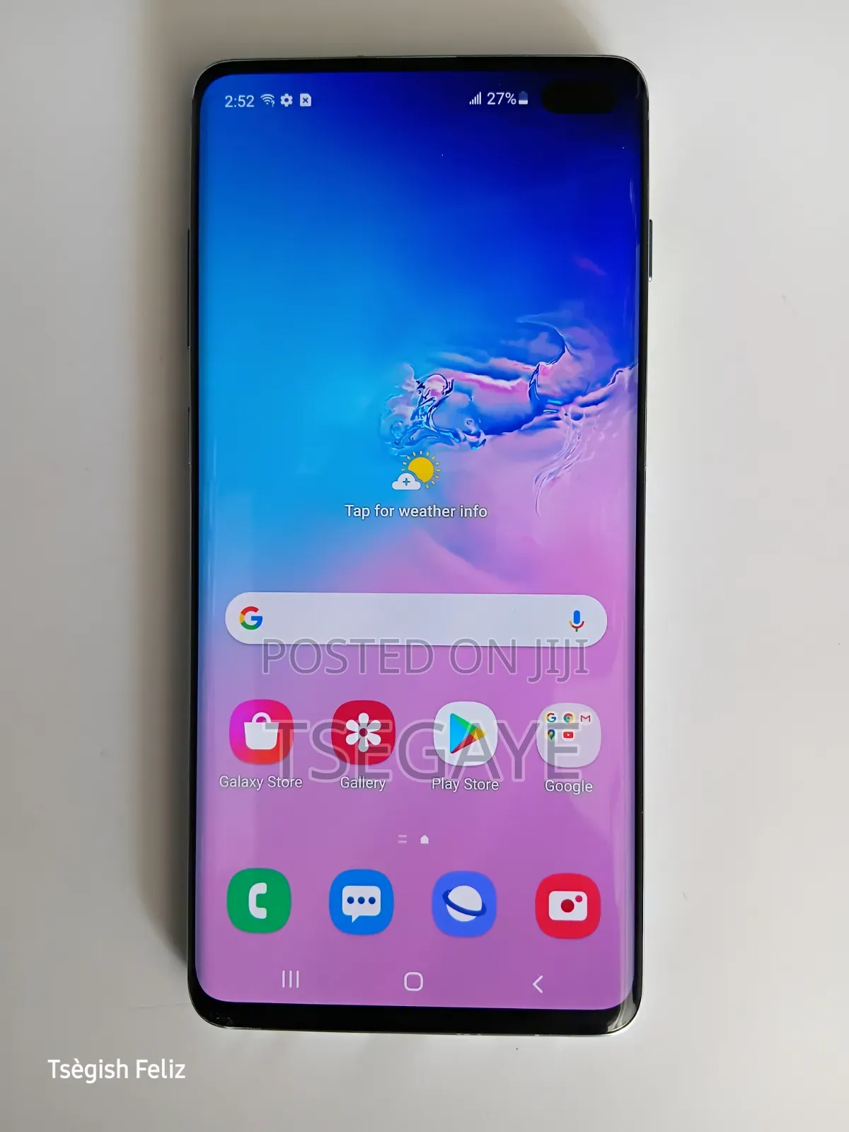 New Samsung Galaxy S10 Plus 128 GB Blue