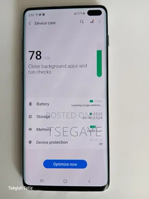 New Samsung Galaxy S10 Plus 128 GB Blue