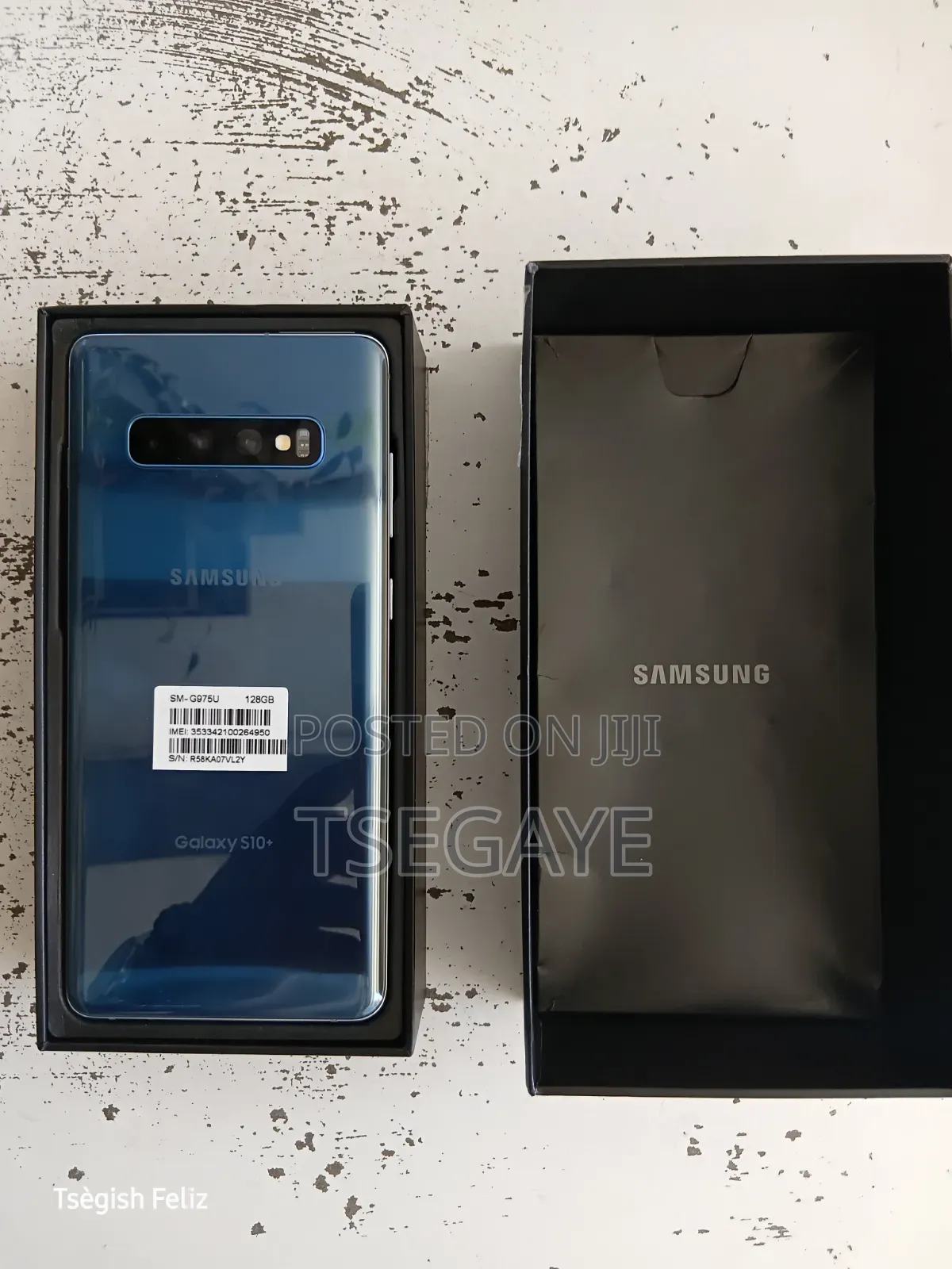 New Samsung Galaxy S10 Plus 128 GB Blue