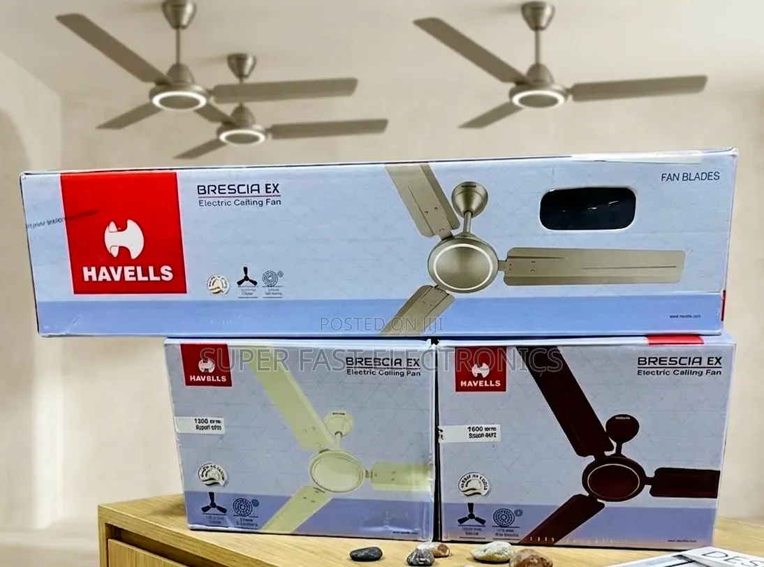 Ceiling Fan Brescia Ex Electric Ceiling Fan Premium High-Speed Cooling