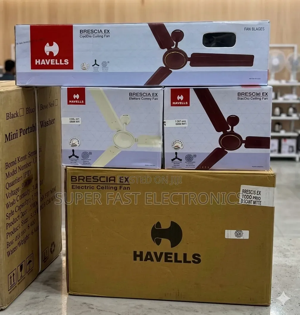 Ceiling Fan Brescia Ex Electric Ceiling Fan Premium High-Speed Cooling