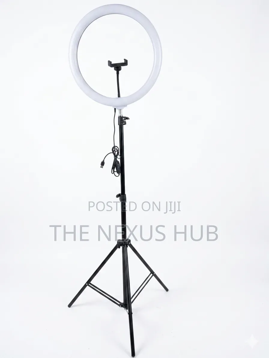 Professional Led Ring Light With Adjustable Tripod Stand – For Sale