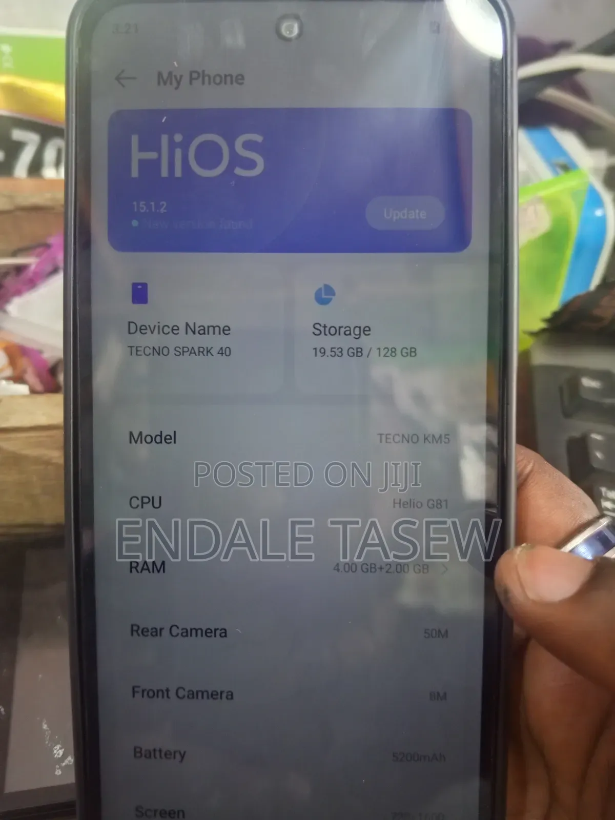 Tecno Spark 40 128 GB Black