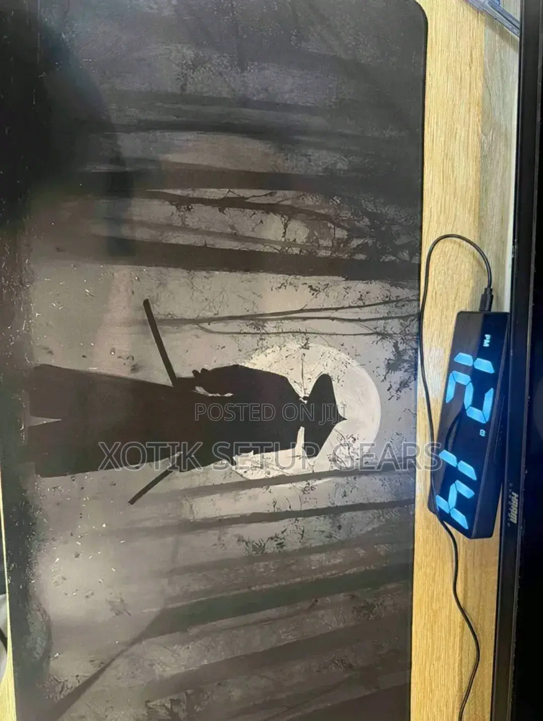 60 X 30 X 0.2cm Moonlit Ronin Themed Mouse Pad - Desk Mat