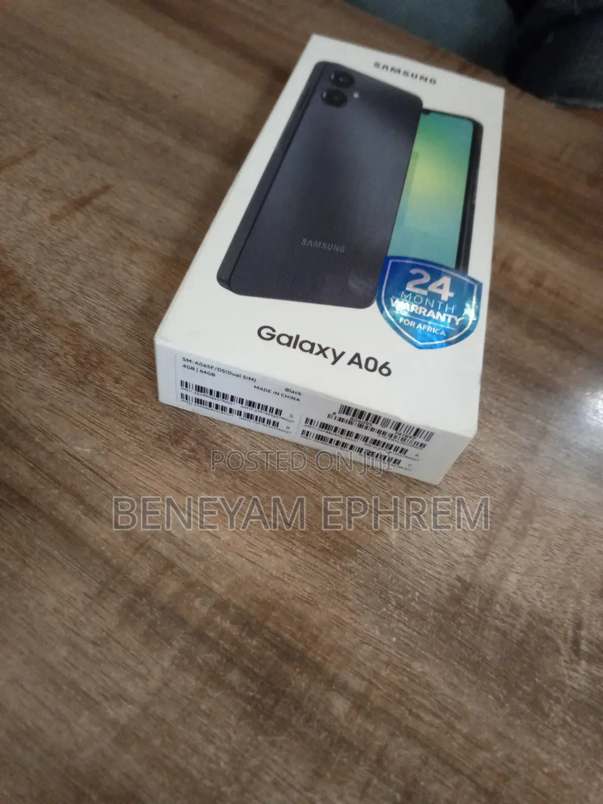 New Samsung Galaxy A06 64 GB Black