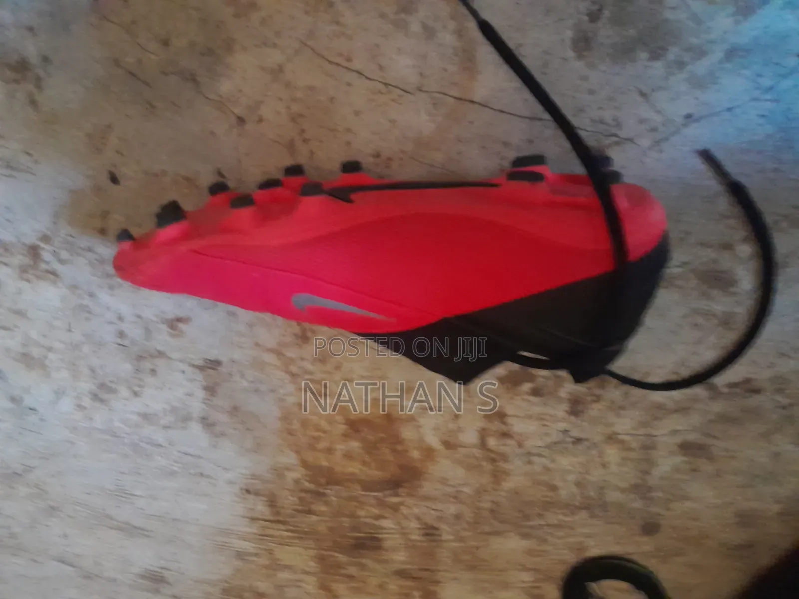 Nike Pink And Black Football Boots