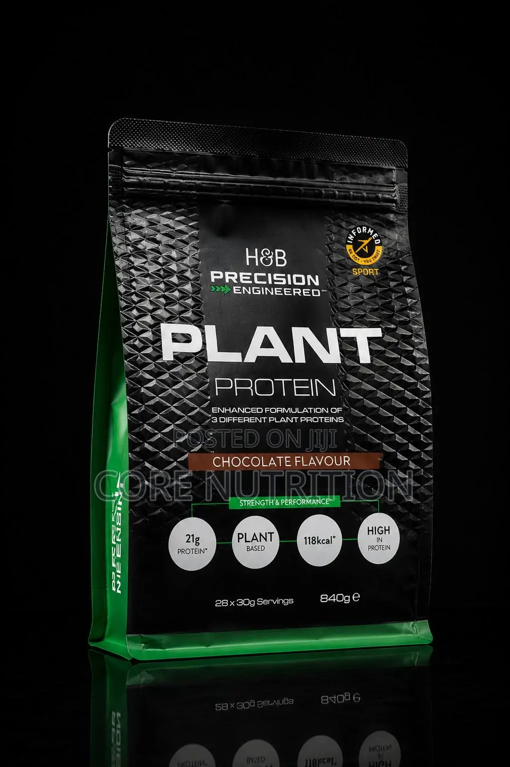 Plant Protein ( Vegan Protein ) , Chocolate Flavor , 840g