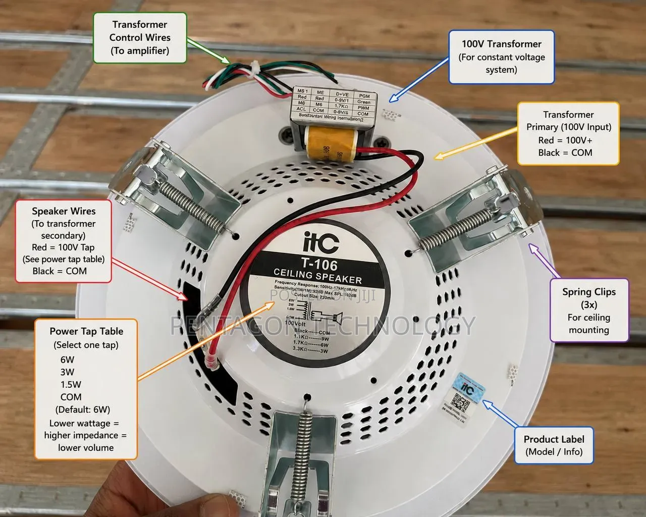 Itc Ceiling Speaker