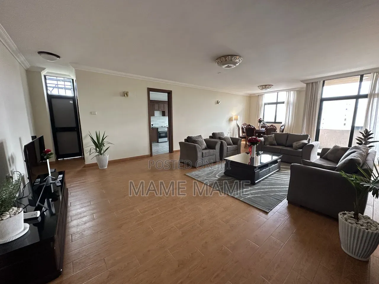 Furnished 3bdrm Apartment in Bole for rent