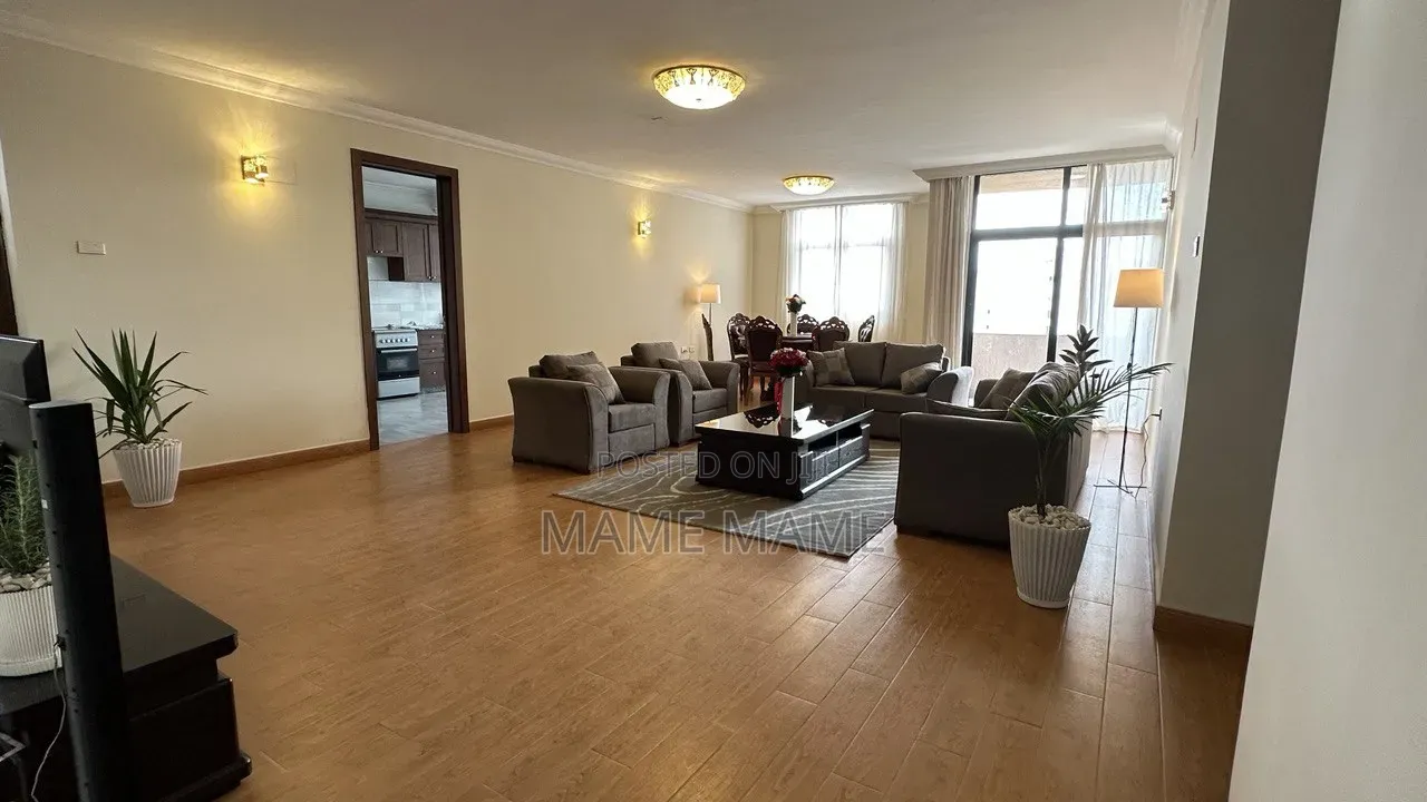Furnished 3bdrm Apartment in Bole for rent