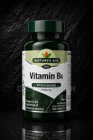 Vitamin B6 , 100mg , 100 Tablets