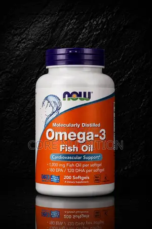 Omega3 Fish Oil , 1000mg Fish Oil , 200 Softgels