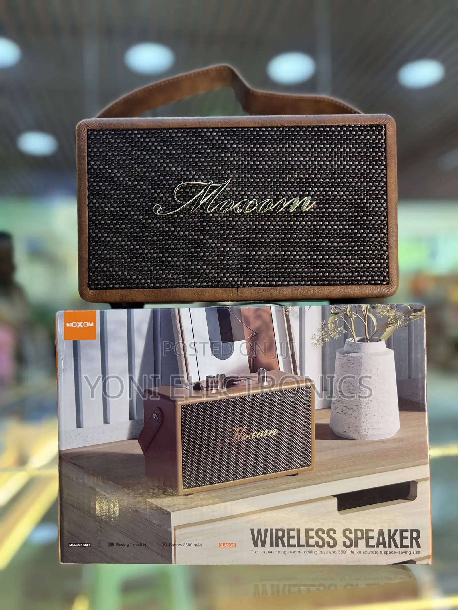 Moxom Retro Vintage Wireless Speaker (Model Mx-Sk57)